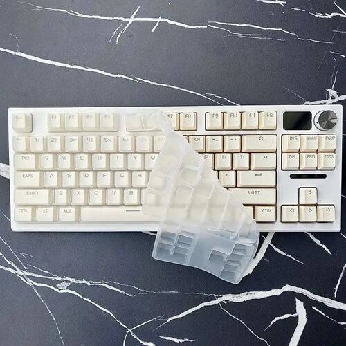 适用于狼途LT84机械键盘保护贴膜台式机电脑按键凹凸防灰尘垫套