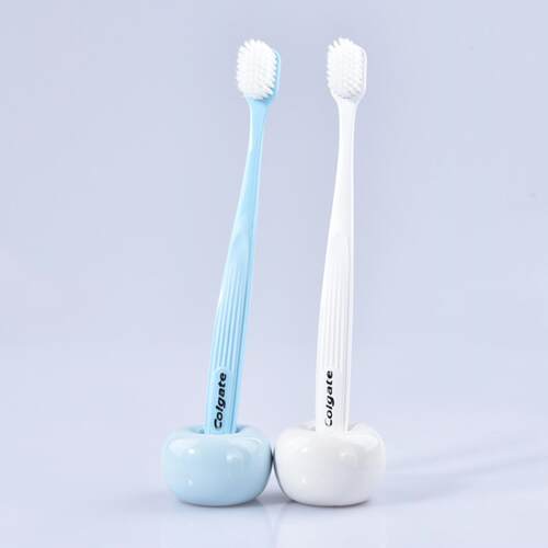 高露洁牙刷软毛细毛宽头宽柔超密丝家用客用正品2支装护龈