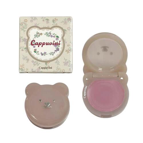 CAPPUVINI小熊水光多用膏 韩系水光滋润膨胀哑光高光腮红学生彩妆