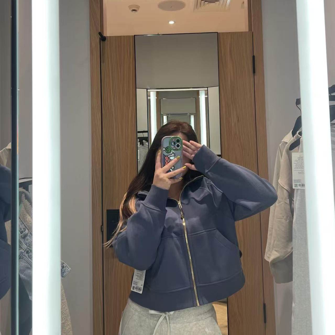 加拿大代购lulu女士宽松连帽卫衣