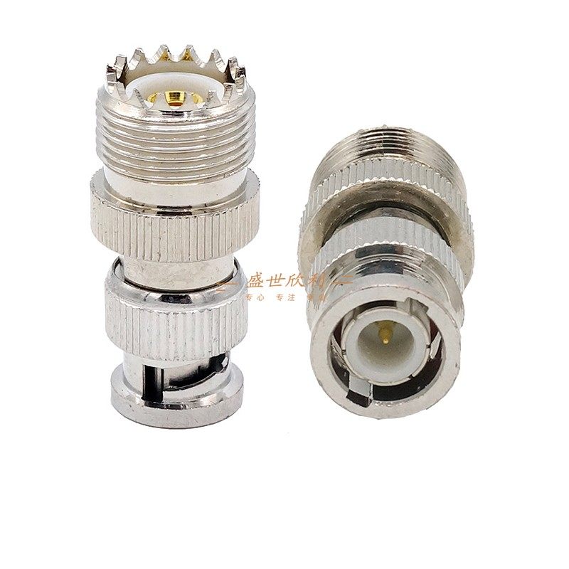 对讲机转接头 M母转BNC公 馈线转接头 M母头转BNC公头