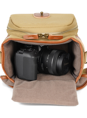 佳能单肩复古R8 R50 R100 R10 RP R7 200D 90D R5CR6II微单相机包