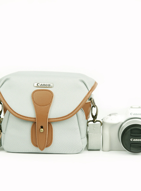 佳能R50 R100 R10 M50II M6II R8200DII复古斜挎包数码收纳相机包