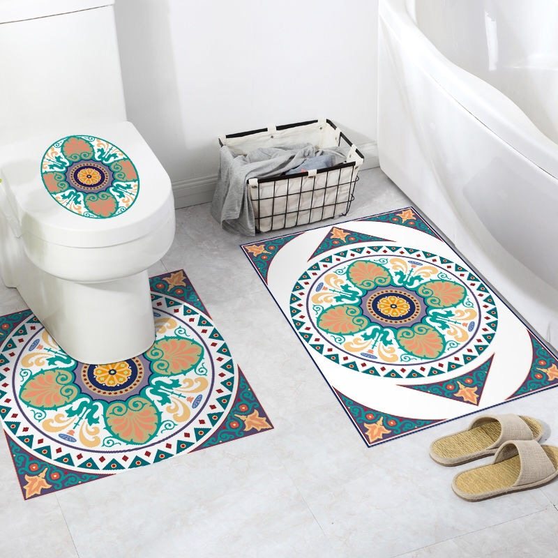 马桶贴底边U型贴纸马桶盖装饰防水防霉边缘贴卫生间防滑垫