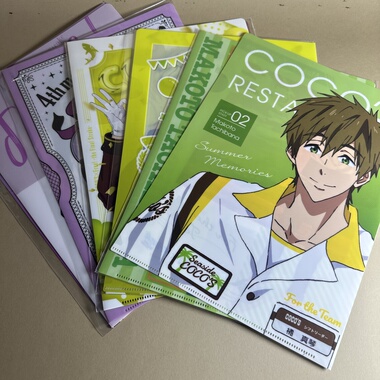 【free男子游泳部】日谷剧场版漫画周边文件夹 松岗凛 七濑遥真琴