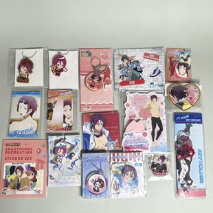 【free男子游泳部】日谷中古吧唧立牌色纸挂件松冈凛角色个人池1