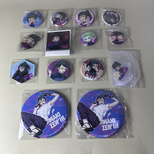 【咒术回战】正版日谷动漫周边中谷吧唧禅院真希个人池小立牌挂件