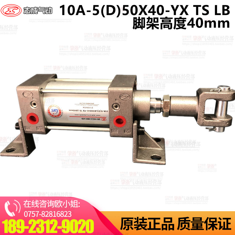10A-5(D)LB50X40-YX-TS特殊订做肇庆志成品牌气缸肇庆气动元件
