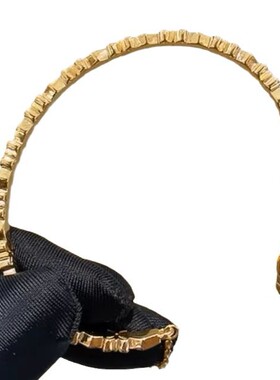 2024年新款爆款中古重工鸢尾花手镯女中古小众手饰品轻奢感潮