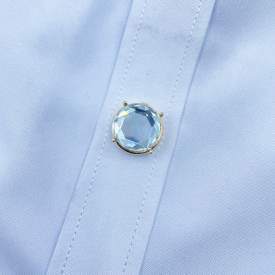 跨境亚马逊爆款袖扣套装饰女士衬衫纽扣套简约ins button cover