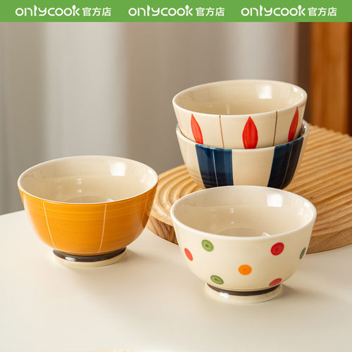 onlycook陶瓷米饭碗2024新款