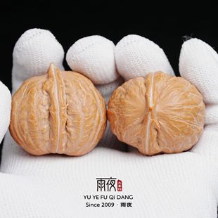 雨夜平谷元宝!纯野非嫁接秋子核桃小手捻干刷打底多样性发其一