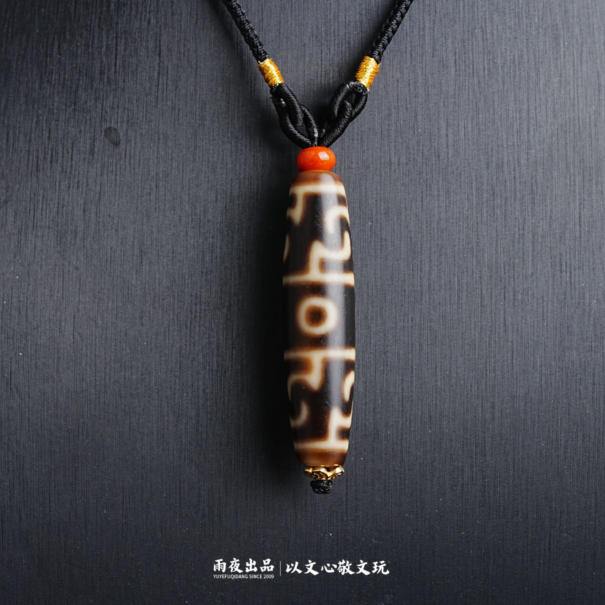 张魁至纯牙黄手工精编锁骨链