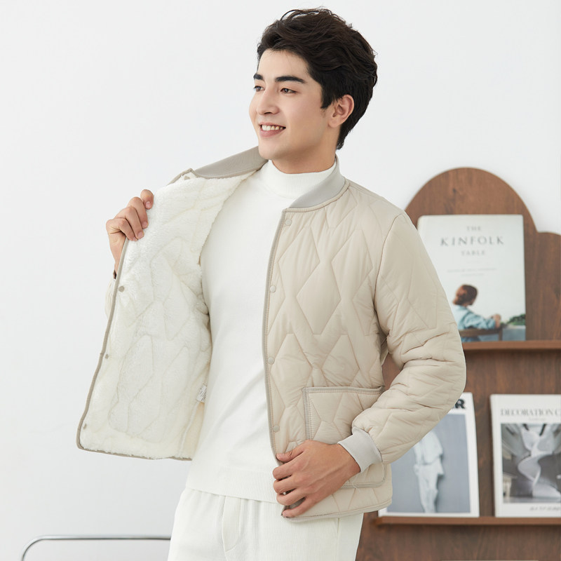 保暖加厚棉服秋冬季加绒棉衣