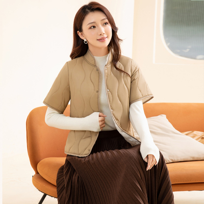 短款棉服百搭修身羽绒棉