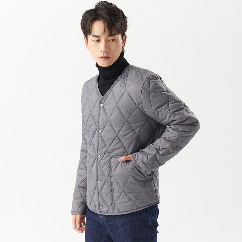 棉衣男短款秋冬季轻薄小棉袄内穿羽绒棉内胆穿加绒加厚中青年打底