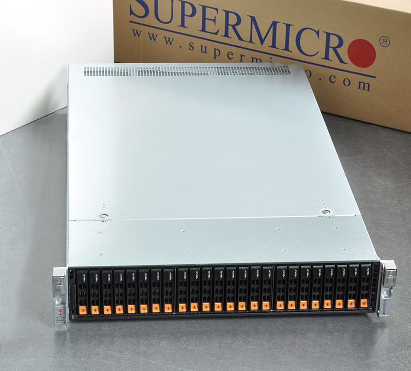 超微2U服务器2029U-TN24R4T 24盘NVMe/2028R-ACR24L-24盘12G SAS