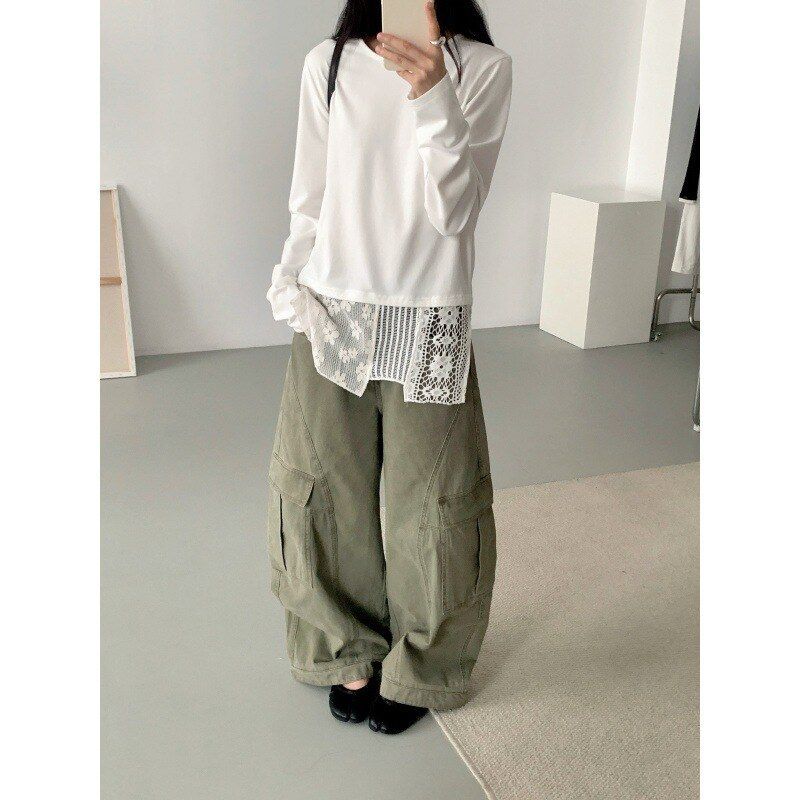 GAGD「柔软花间」蕾丝拼接下摆