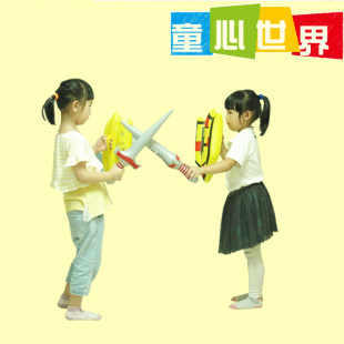 万圣节化妆道具新品 Bestway 儿童充气玩具剑盾组合游戏整蛊趣味套