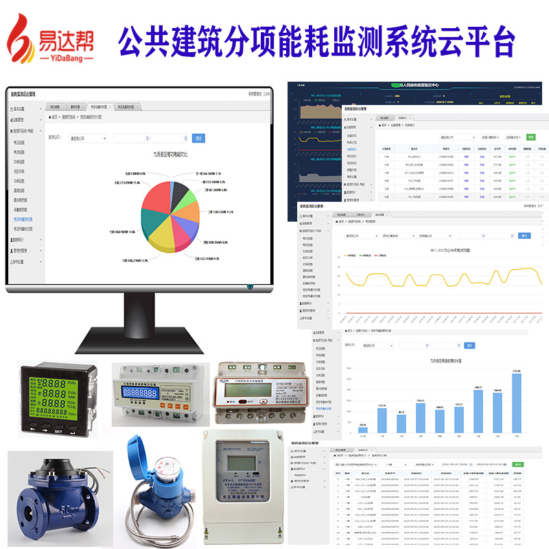 建筑能耗监测系统分项能耗数据