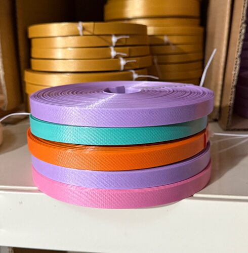 手工diy编织菜篮子彩色软带包包学生手工作业pp带社区团建材料