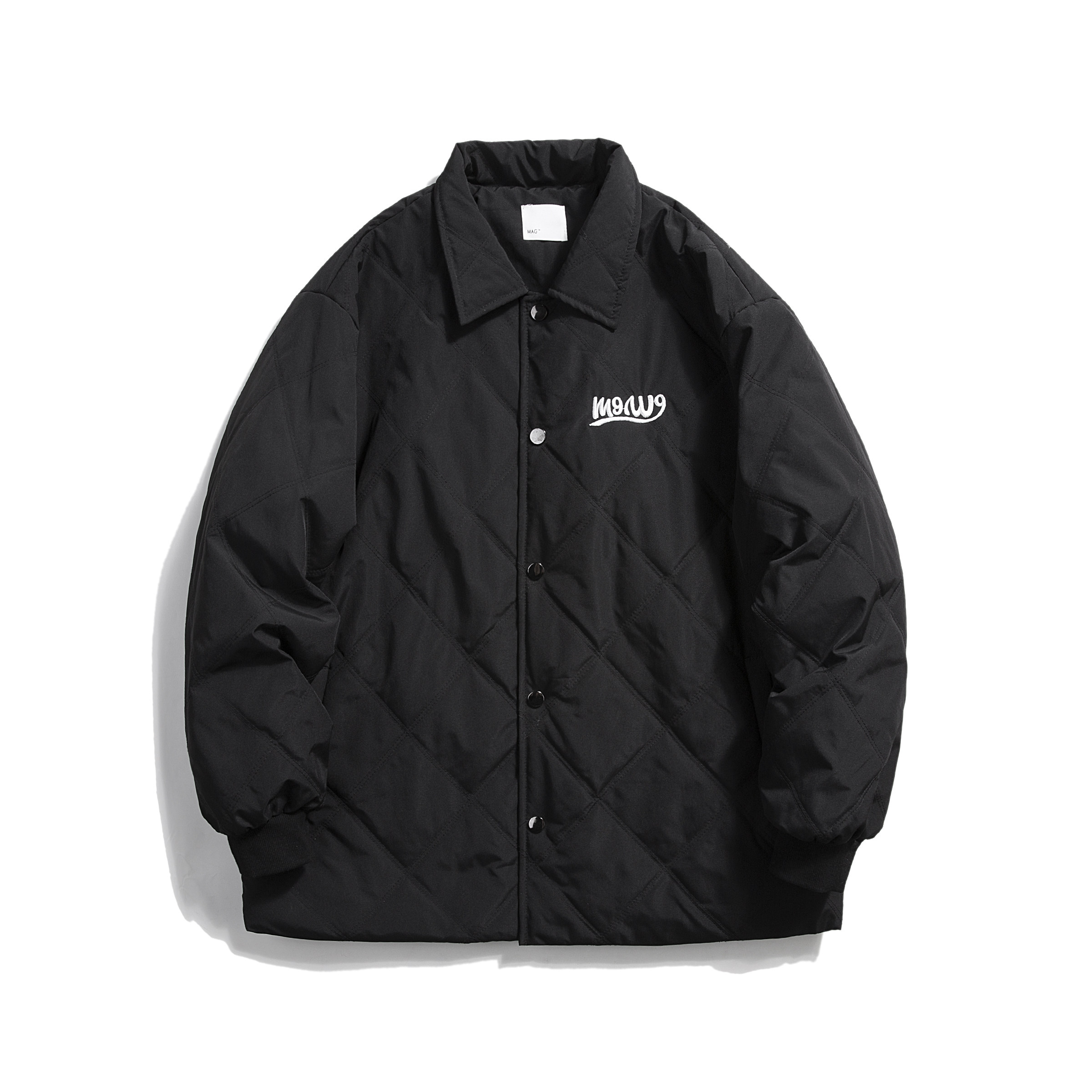 2024冬新款简约美式日系菱格男女棉衣my9111p118控138,男装棉衣,电商A138B
