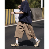 抖音品质宽松直筒美式七分裤潮k7263p65控85，男装休闲裤，电商A138B