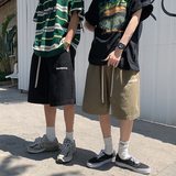 美式日系宽松直筒五分工装裤休闲短裤k7227特p45，男装休闲裤，电商A138B