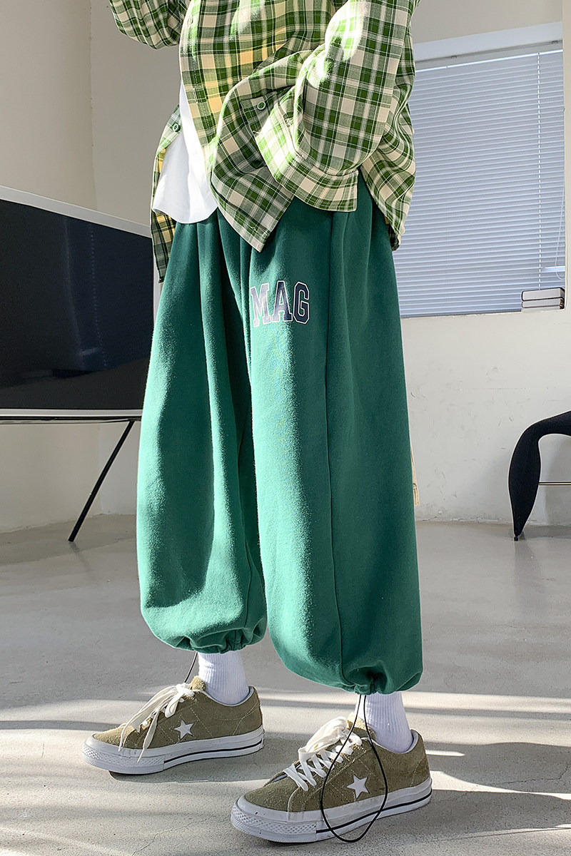 2023春宽松直接美式休闲卫裤运动长裤k7196p65控78,男装休闲裤,电商A138B