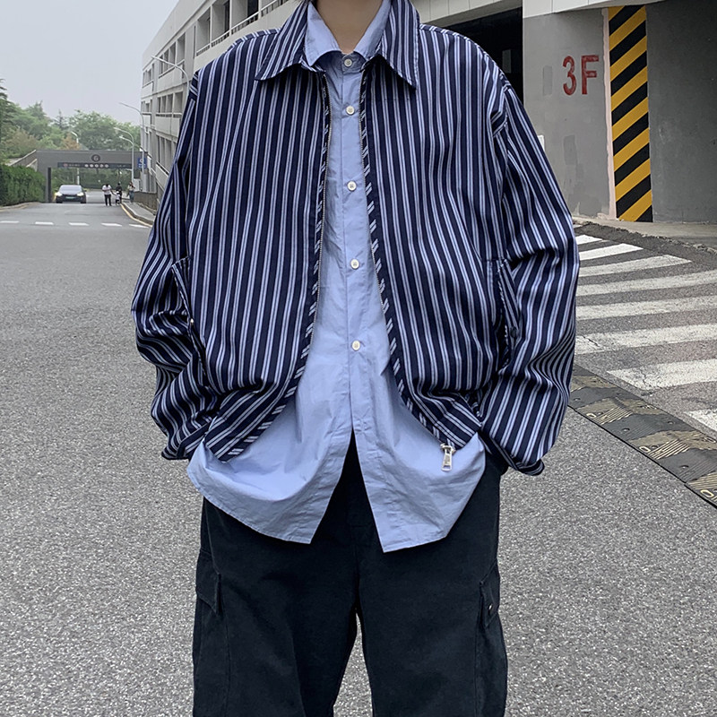 2024春cheanfit短款条纹夹克jk9221p118,男装夹克,电商A138B