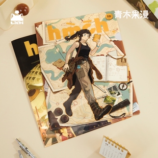 正版 罗小黑战记24节气双层文件夹收纳保护套学生文具无限动漫周边