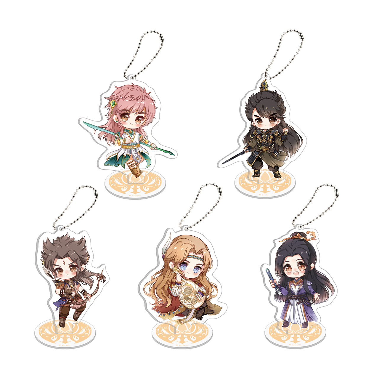 【正版现货】天宝伏妖录立牌钥匙扣孔鸿俊李景珑bilibili动漫周边