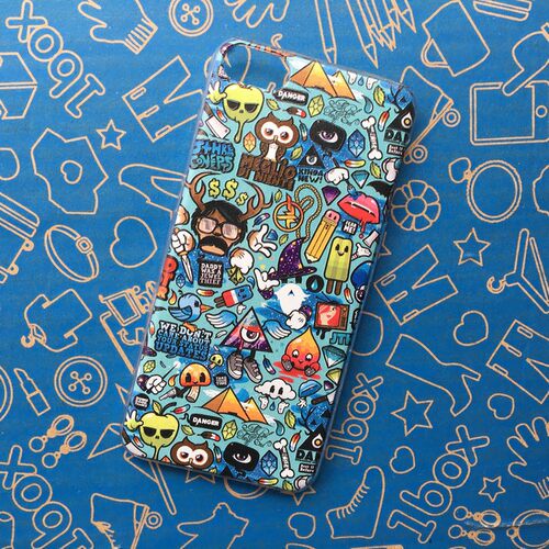 适用苹果 ipod touch6 浮雕保护套彩绘壳itouch6硬壳PC外壳潮后盖