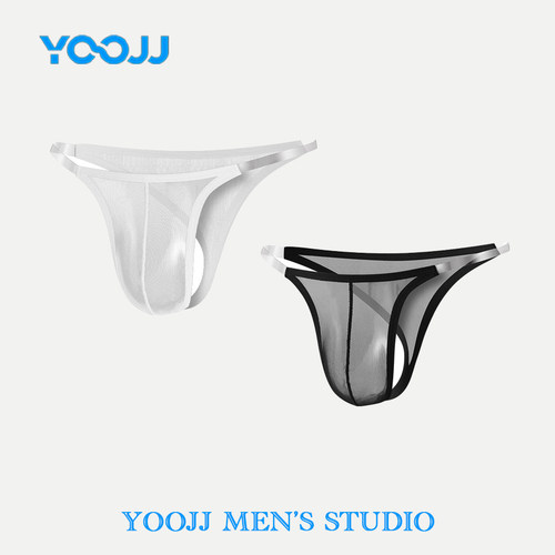 YOOJJ男士冰丝U凸提臀丁字裤