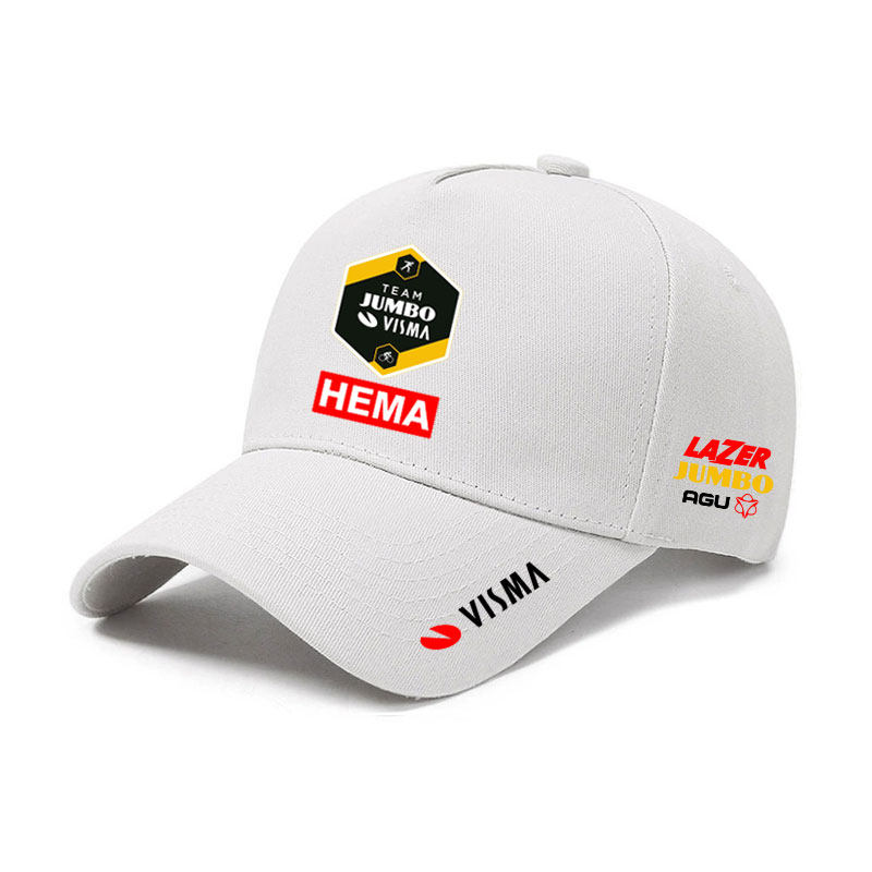 珍宝车队环法公路赛自行车队户外骑行鸭舌帽遮阳团体赛男女棒球帽
