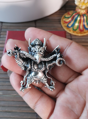 西藏饰品大鹏鸟纯银尼泊尔手工