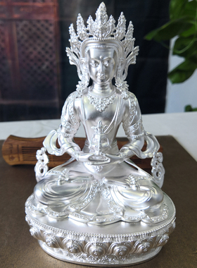 室内纯银随身密宗居家无量寿佛