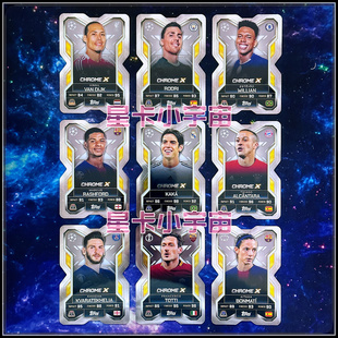 TOPPS欧冠球星卡CHROME X埃斯特旺卡卡托蒂范戴克K77 追加2025
