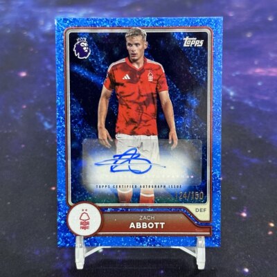 2026-27 TOPPS 英超球星卡 150编签名签字卡 阿博特 诺丁汉森林