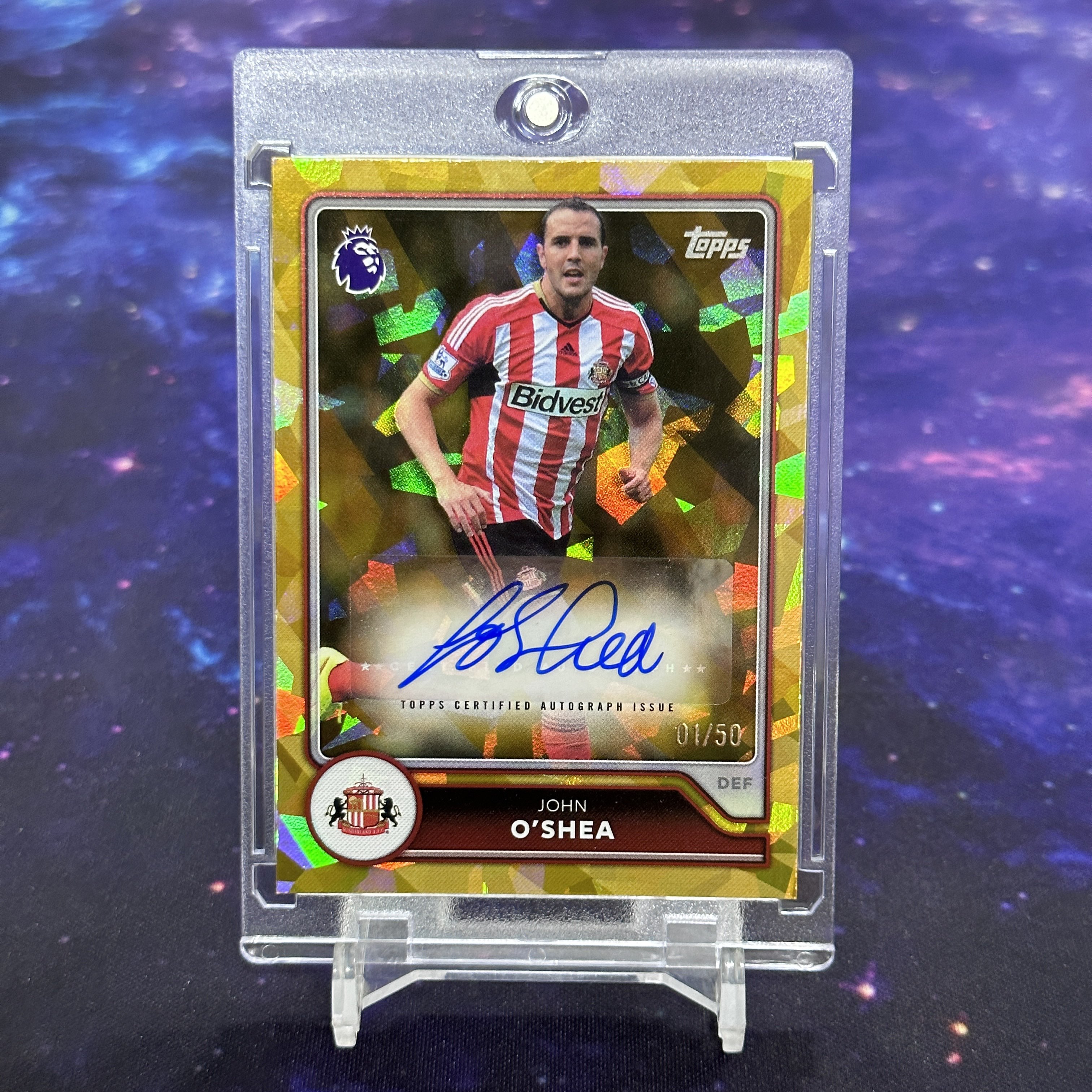 2026-27 TOPPS 英超球星卡 50编签名签字卡 奥谢 桑德兰 曼联名宿