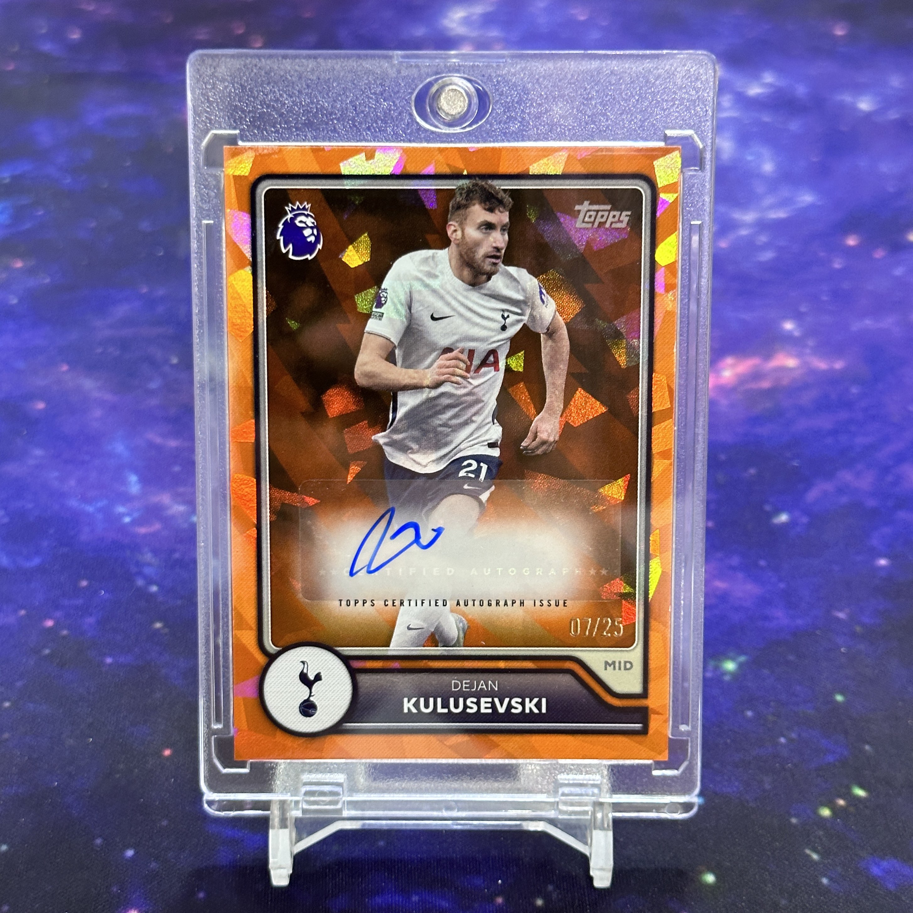2026-27 TOPPS 英超球星卡 25编签名签字卡 库卢塞夫斯基 热刺