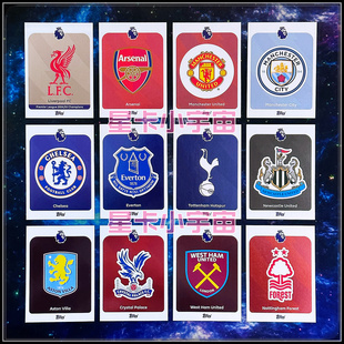 2026 TOPPS 英超球星队徽卡 曼联曼城阿森纳利物浦切尔西热刺维拉