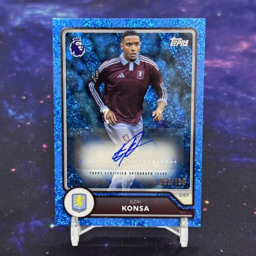 2026-27 TOPPS 英超球星卡 150编签名签字卡 孔萨  维拉~阿森纳