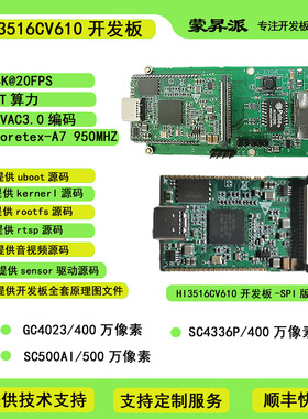 海思hi3516cv610开发板  带BT1120 BT656 mipi接口 算力1T