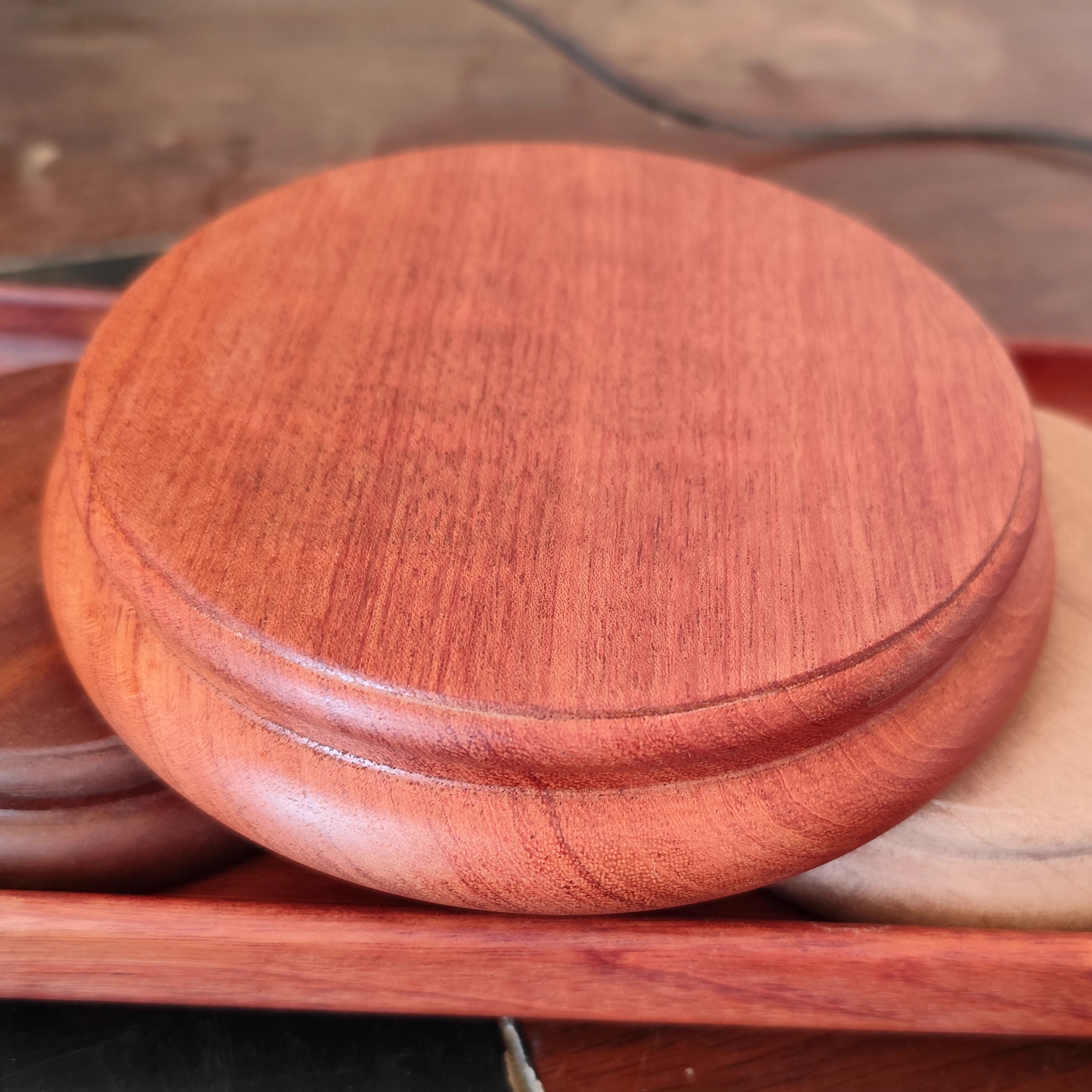 木质底座摆件托盘手办玩具