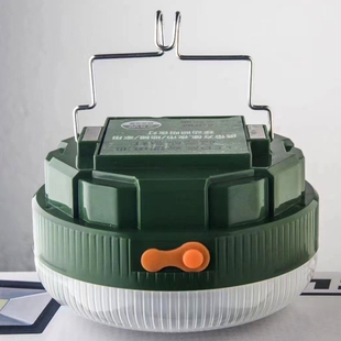 泰格信led充电锂电池应急球泡照明灯户外露营摆摊挂钩磁吸帐篷灯