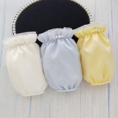 头短款 套女生防污耐脏袖 纯色洋气护袖 秋冬季 韩版 学生羽绒服手袖 袖