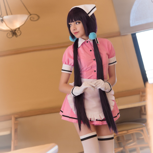 【现货】调教咖啡厅抖S樱之宫莓香cos服女仆装工作cosplay服装