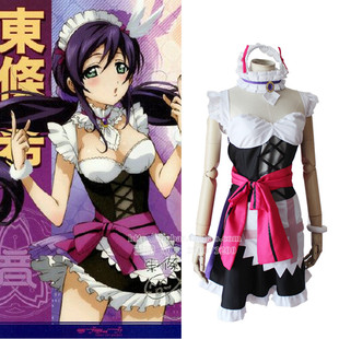 lovelive 东条希 小希 希魔王 cos服 女仆装 cosplay动漫服装