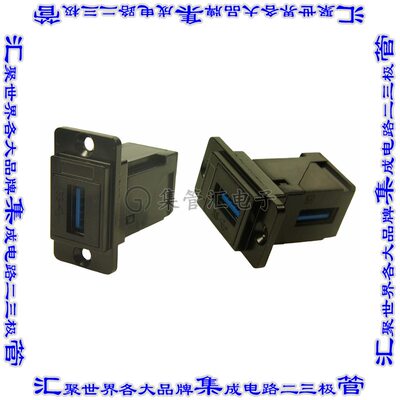CP30755MB 连接器接插件RAFT BLACK METAL DUALSLIM USB3.0